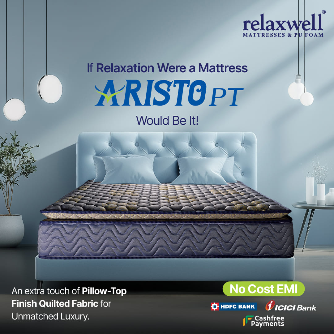 Aristo PT - Full Body Support Bonnel Spring and High Density Foam Mattress