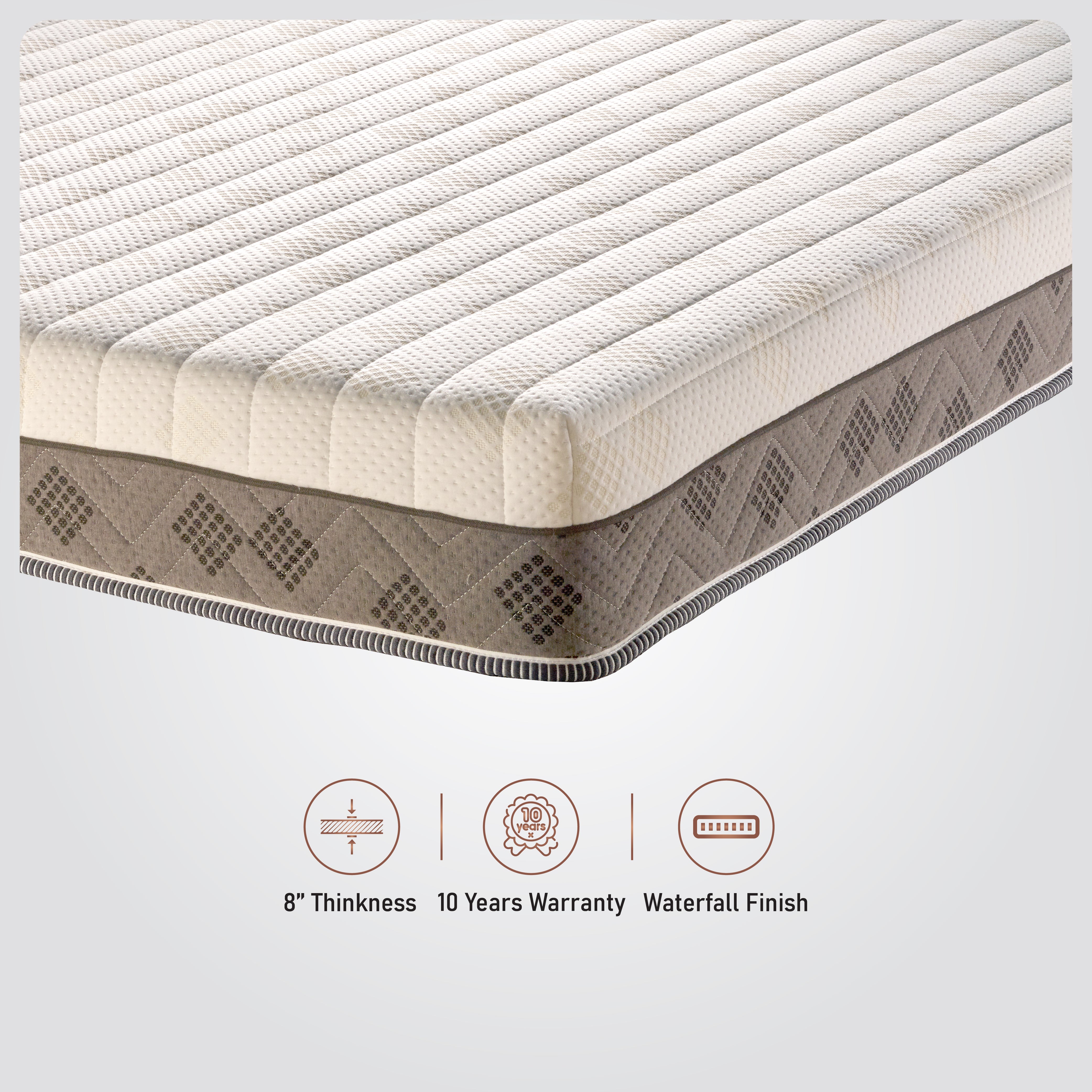 Buy Anti Microbial Copper Infused Foam Mattress In India