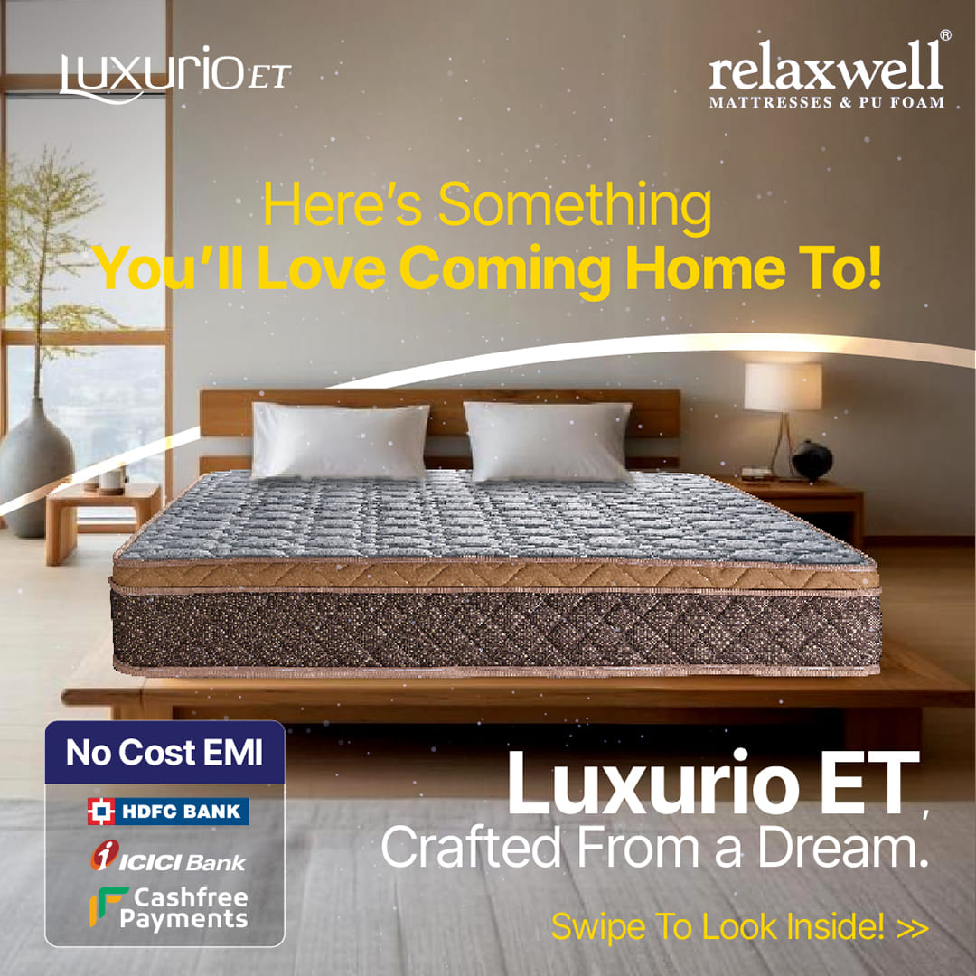 Luxurio ET - Premium Comfort Pocketed Spring Mattress with Euro Top Finish - Custom