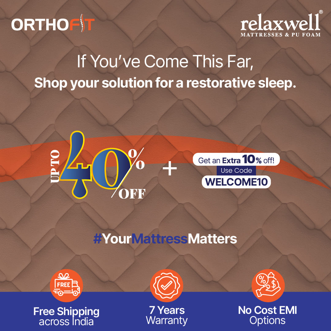OrthoFit - Orthopedic Full Body Support Coir and Memory Foam Mattress