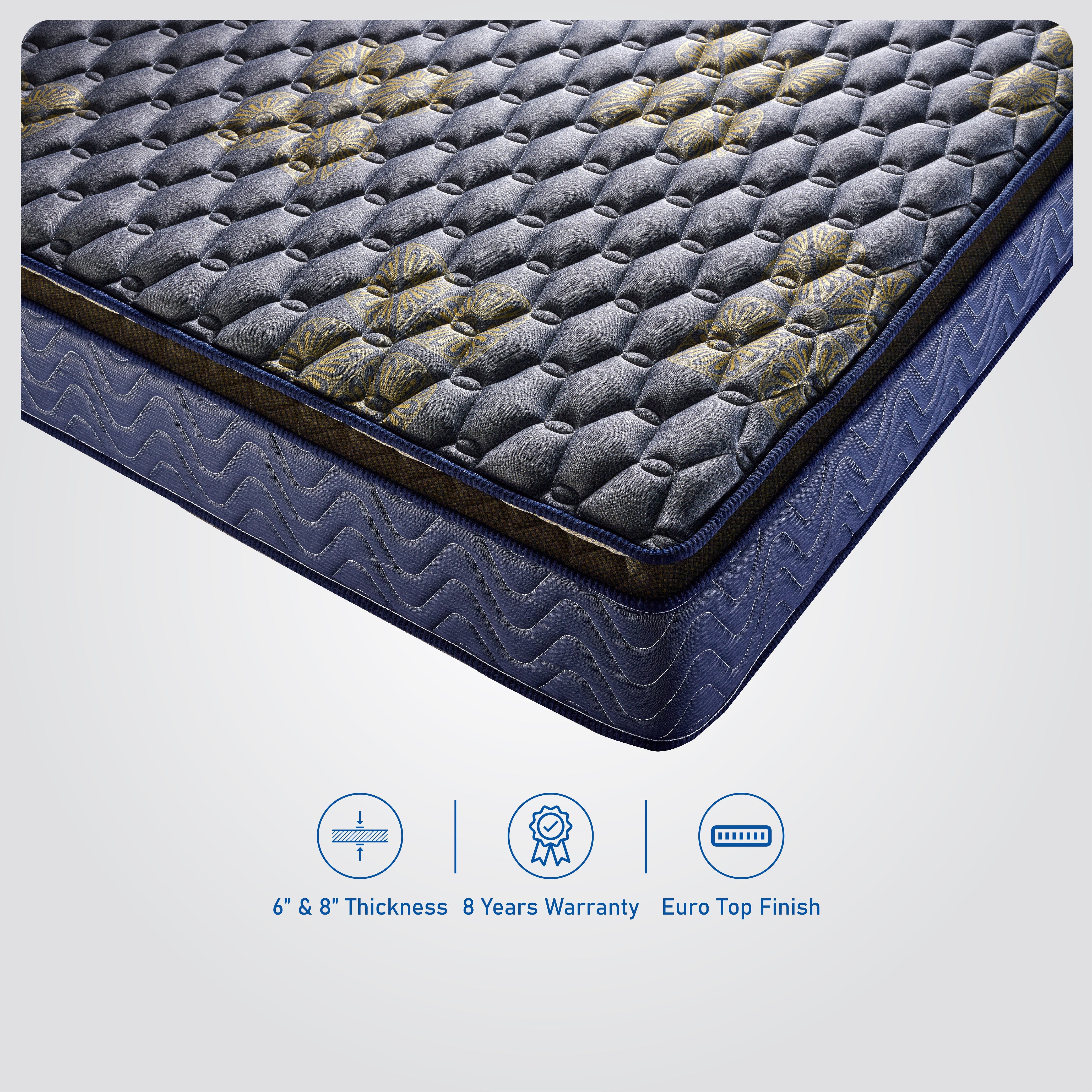 Buy Bonnel Spring And High Density Foam Custom Mattress In India