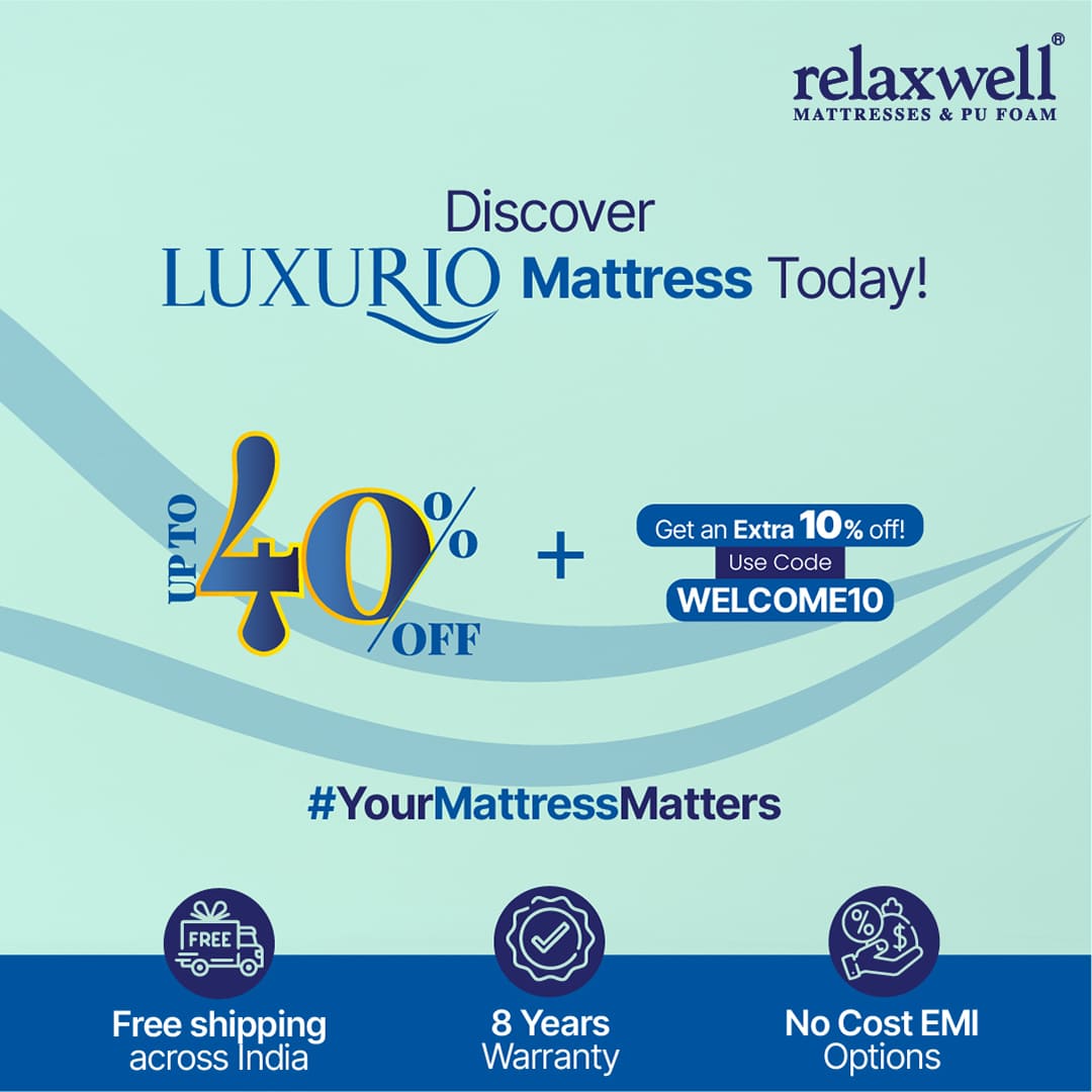 Luxurio - Premium Comfort Pocketed Spring Mattress - Queen