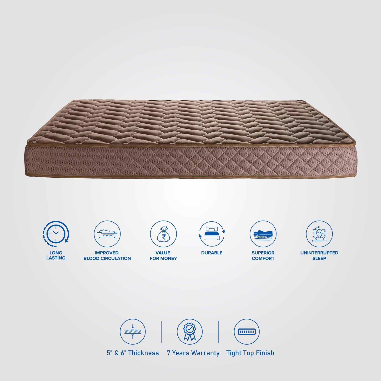 Buy Orthopedic Full Body Support Coir and Memory Foam Mattress Online