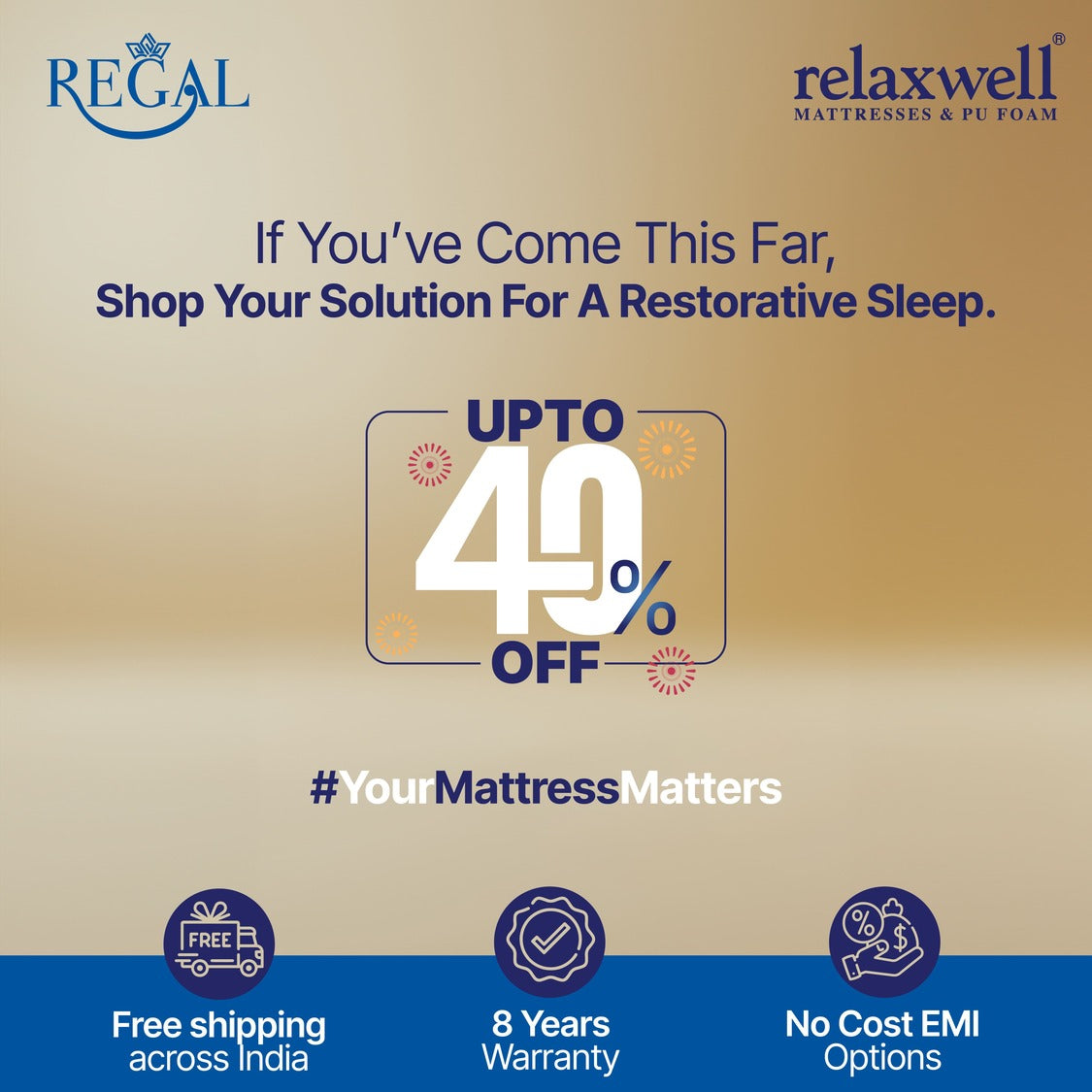 Regal - Reversible High Density Foam and Super Soft Foam Mattress - Custom