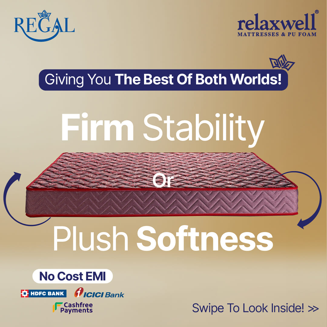 Regal - Reversible High Density Foam and Super Soft Foam Mattress - Queen